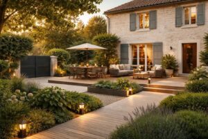 découvrez comment choisir l'éclairage idéal pour mettre en valeur votre terrasse en bois, alliant ambiance chaleureuse et fonctionnalité.