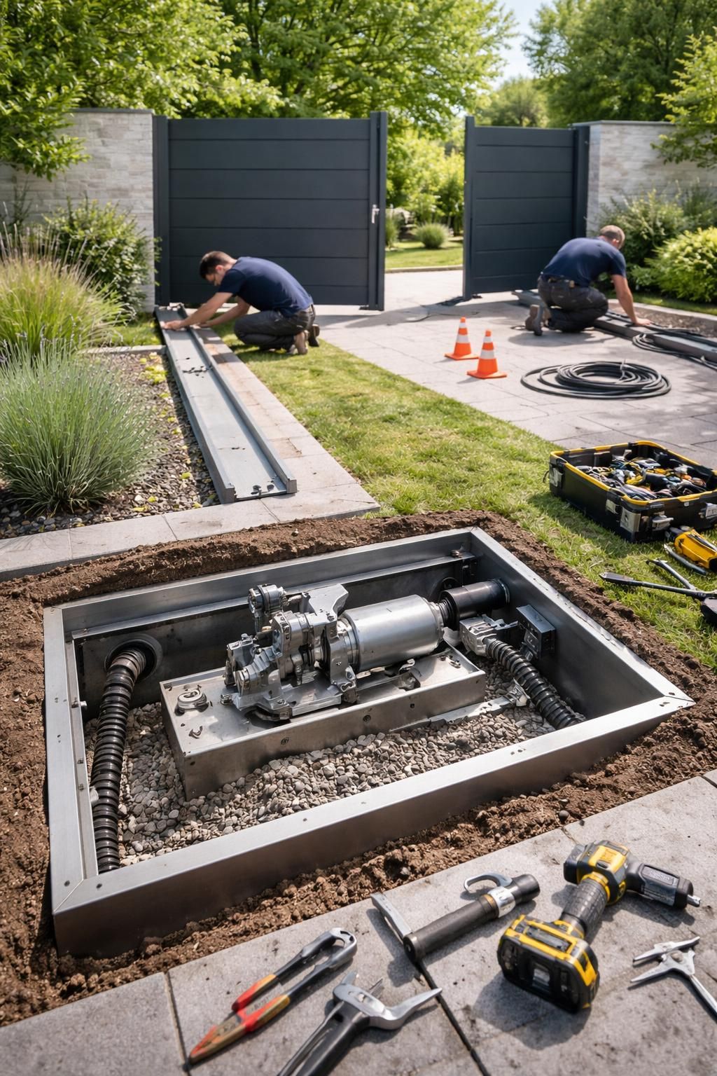 découvrez tout ce qu'il faut savoir sur la motorisation de portail enterrée : fonctionnement, avantages et conseils pour un accès sécurisé et esthétique.