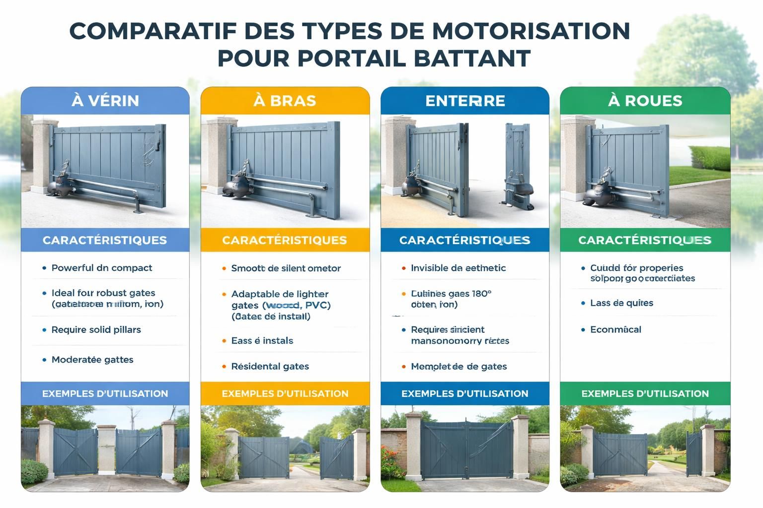 découvrez notre guide complet sur l'automatisme pour portail battant et simplifiez l'accès à votre propriété grâce à nos conseils pratiques et astuces d'installation.