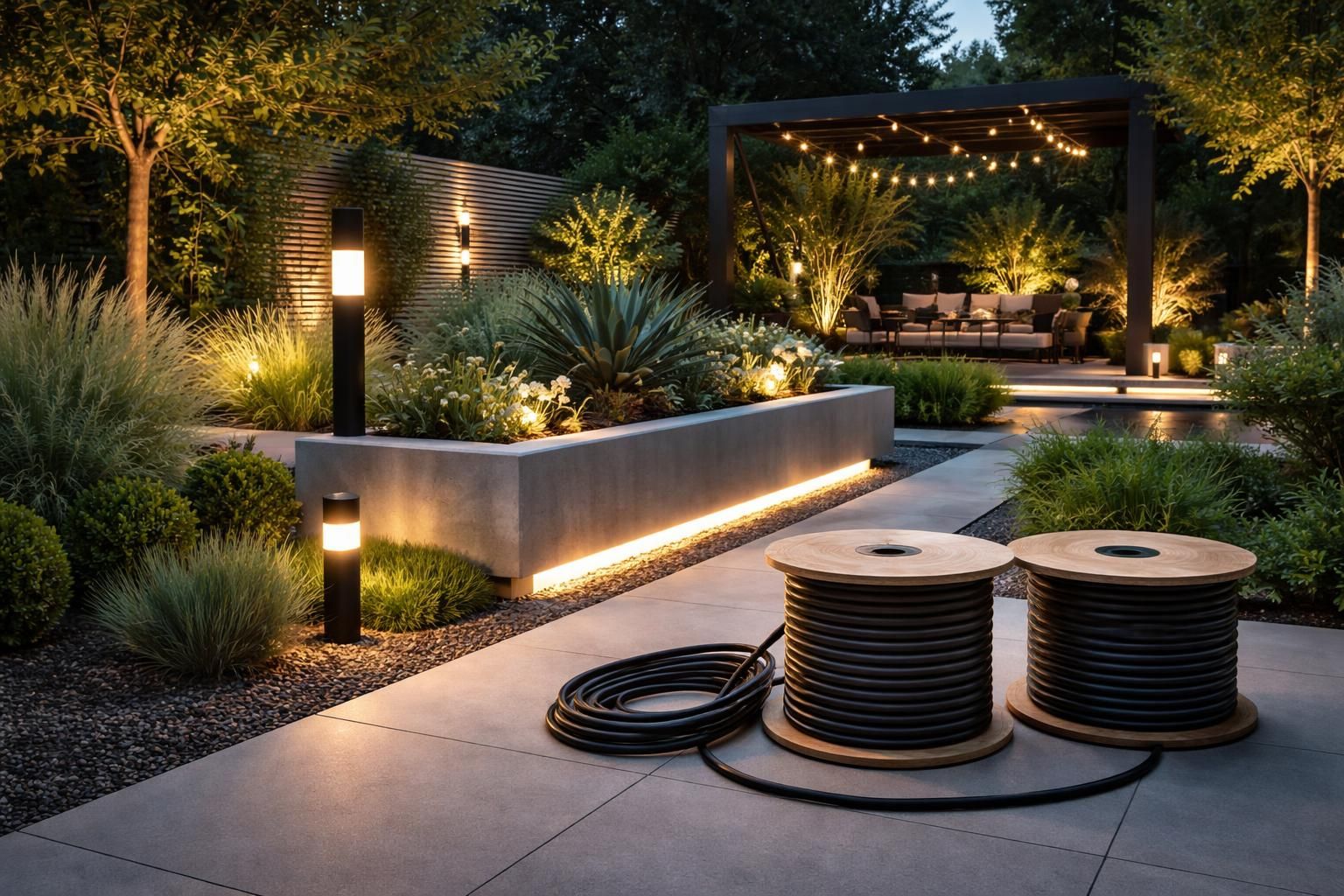 découvrez comment choisir le câble idéal pour l'éclairage de votre jardin afin d'assurer sécurité, durabilité et performance optimale.