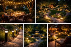 découvrez notre guide complet pour choisir entre l'éclairage jardin filaire ou solaire, et apportez une lumière optimale et écologique à votre espace extérieur.