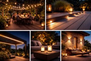 découvrez comment installer un éclairage terrasse automatique crépusculaire pour profiter d'un extérieur parfaitement illuminé dès la tombée de la nuit grâce à notre guide complet.