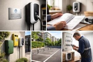 découvrez la norme à respecter pour l'installation d'une borne de recharge électrique concernant la distance minimale à maintenir avec un point d'eau afin de garantir sécurité et conformité.